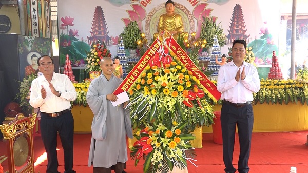 Chùa Cảnh Yên, huyện Thạch Thành tổ chức đại lễ Phật đản Phật lịch 2566 - dương lịch 2022