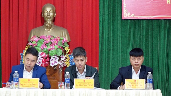 Tổ 5 Đại biểu HĐND huyện Thạch Thành tiếp xúc cử tri trước kỳ họp thứ 12, HĐND huyện khóa XXI tại xã Thành Tâm