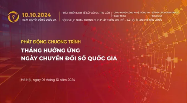 Bộ TT&TT phổ cập bộ nhận diện Ngày Chuyển đổi số quốc gia 2024